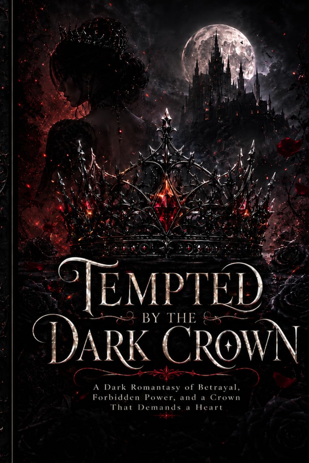 Tempted by the Dark Crown: A Dark Romantasy of Betrayal, Forbidden Power, and a Crown That Demands a Heart (The Crownbound Hearts Saga)