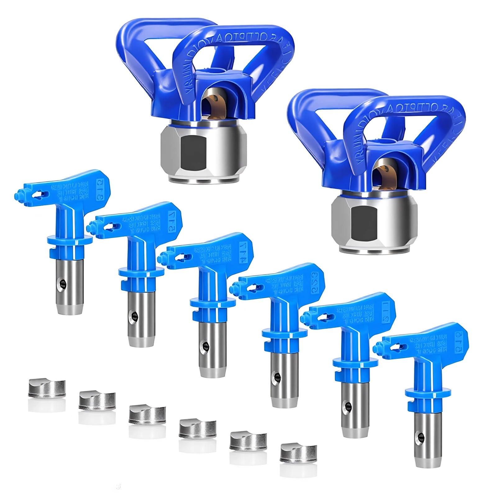 AntiClogging Sprayer Nozzle Set for Paint Sprayers Easy to Clean and Maintain for Consistent Sprayer Project Airless Sprinkle Tips