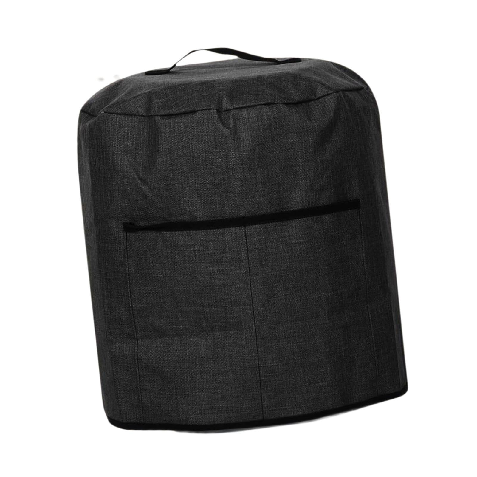 Tapa para Freidora de Aire, Bolsillo de Almacenamiento, Restaurante, Fácil de Limpiar, a Prueba de Polvo, Cubierta Antipolvo para Electrodomésticos, T, Negro, Individual
