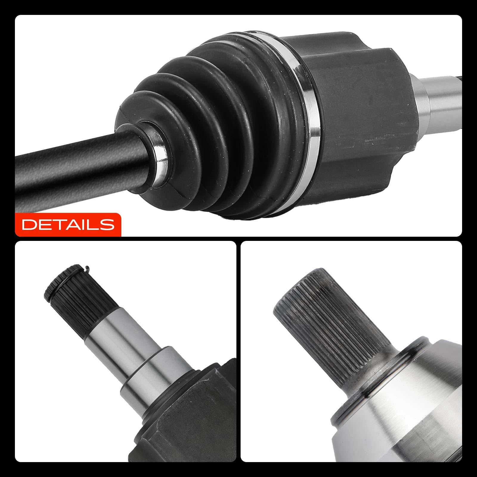 Frankberg Antriebswelle Achswelle Schaltgetriebe Vorderachse Links Kompatibel mit Galaxy WA6 Mondeo IV BA7 Mondeo IV Stufenheck BA7 S-Max WA6 Replace# 6G913B437BE