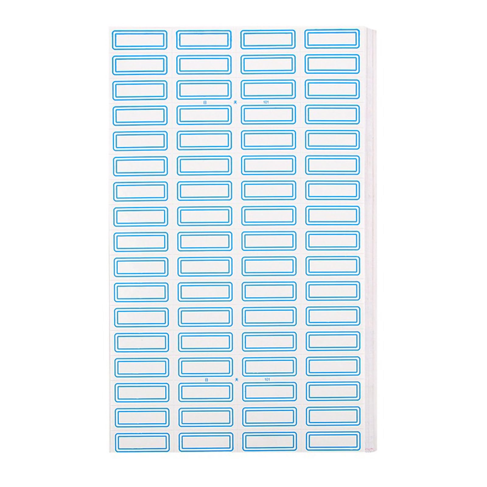 Kalttoy 50 Sheets Writeable Labels Sticker Adhesive Sticker Small Blanks Jams Label School Supplies Writeable Labels