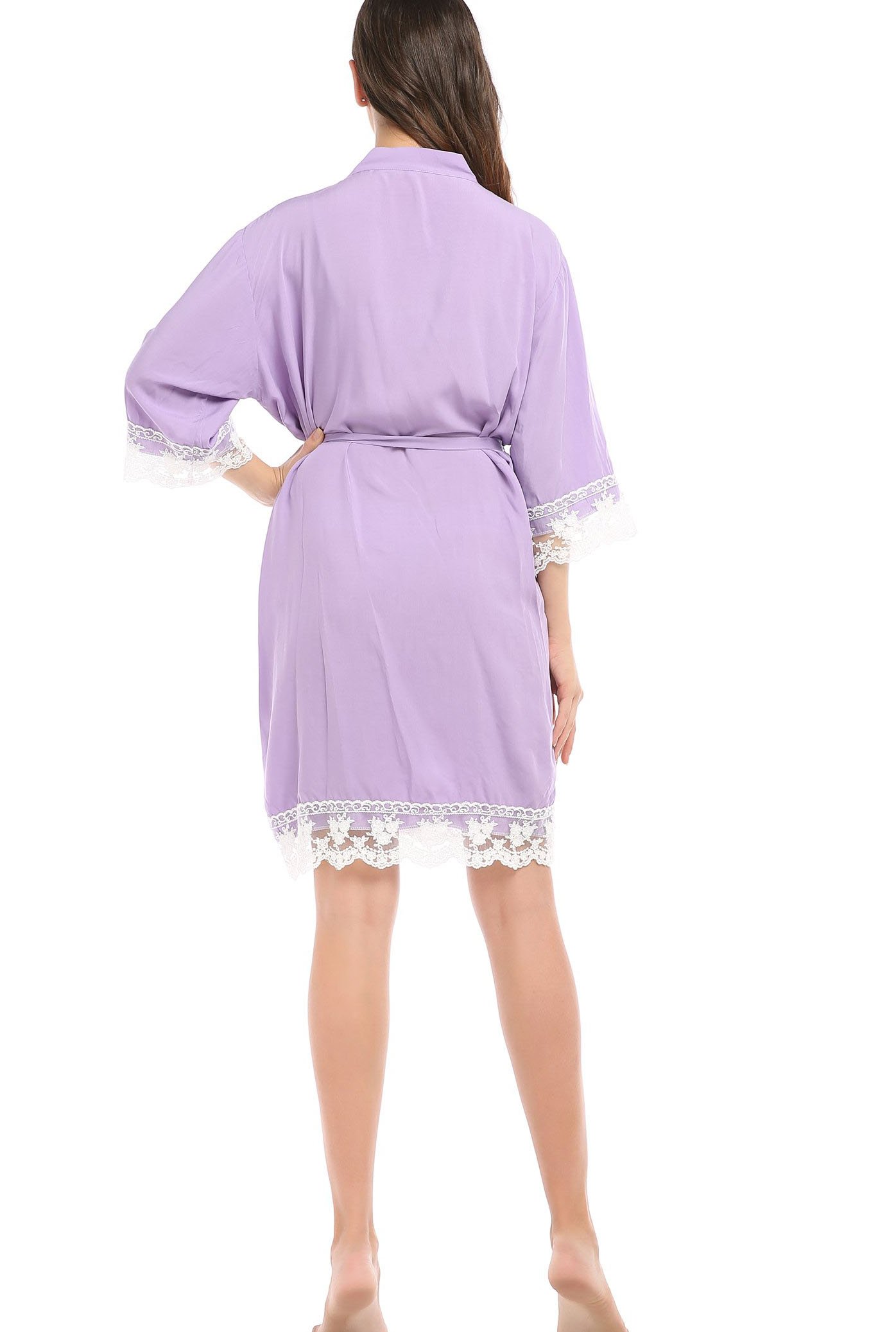 kivie Suknia ślubna / szlafrok kimono na przyjęcie weselne, szlafrok dla druhny na prezent ślubny