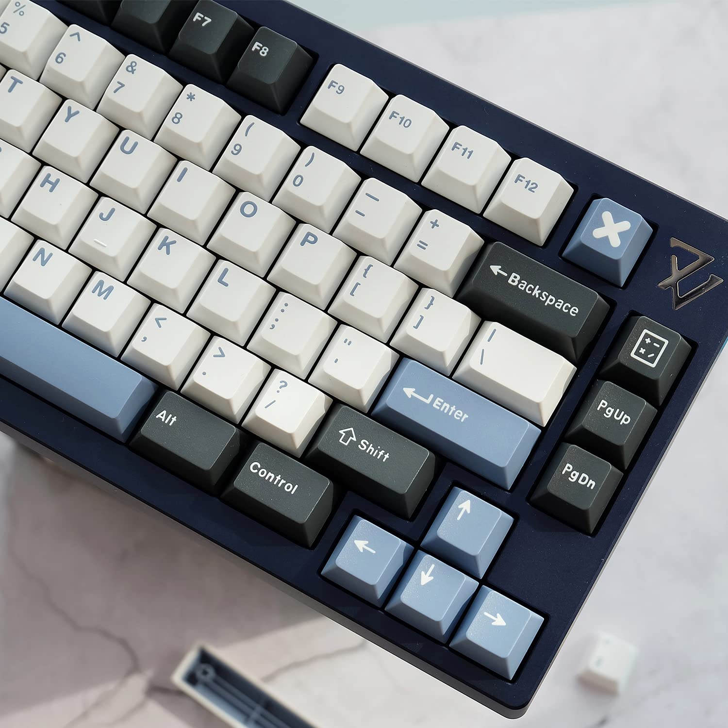 Arctic Keycaps 171 Keys ABS Doubleshot Keycaps Cherry Profile Arctic