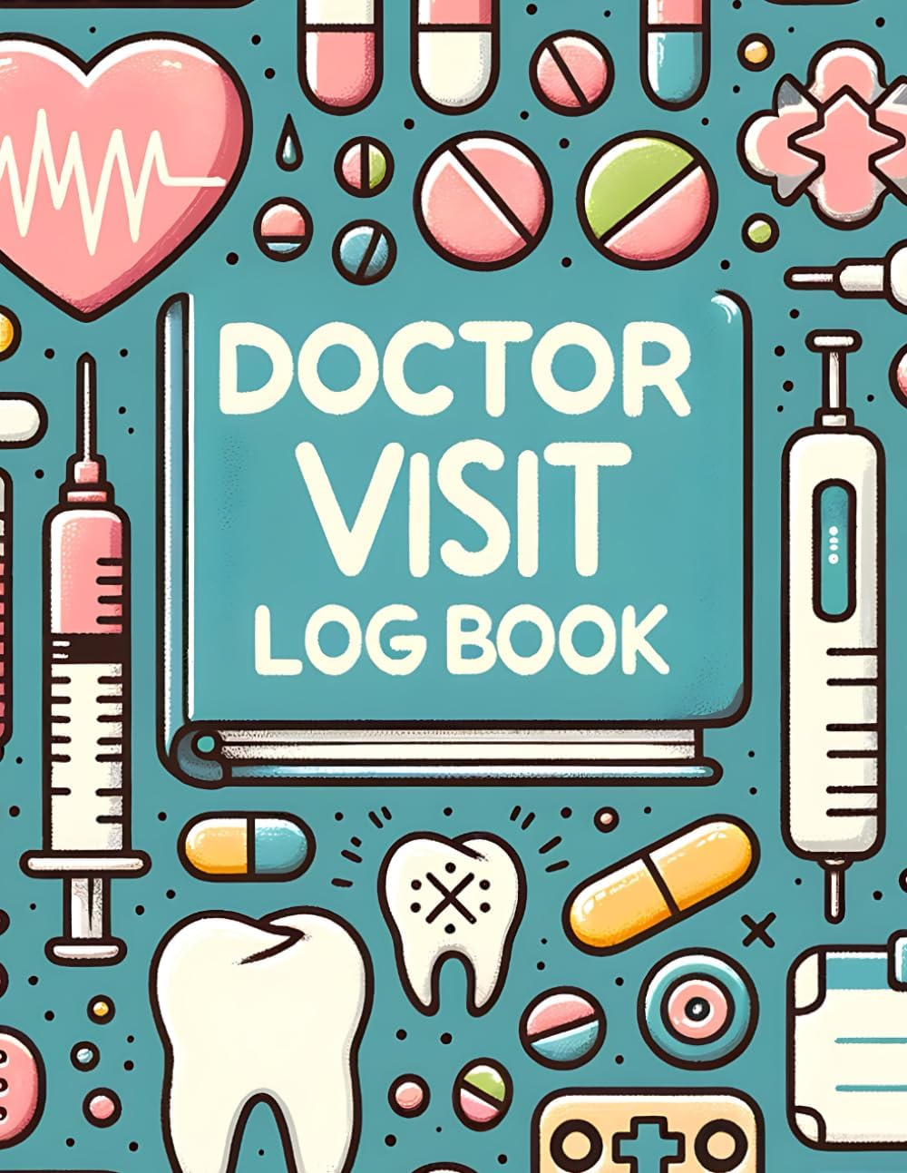 Doctor Visit Log Book: Preserve your health history โ A meticulous diary for chronicling every medical interaction and wellness milestone