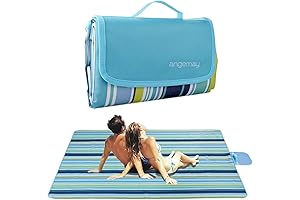 Angemay Ultra-Portable Water & Sand Resistant Travel Picnic Blanket