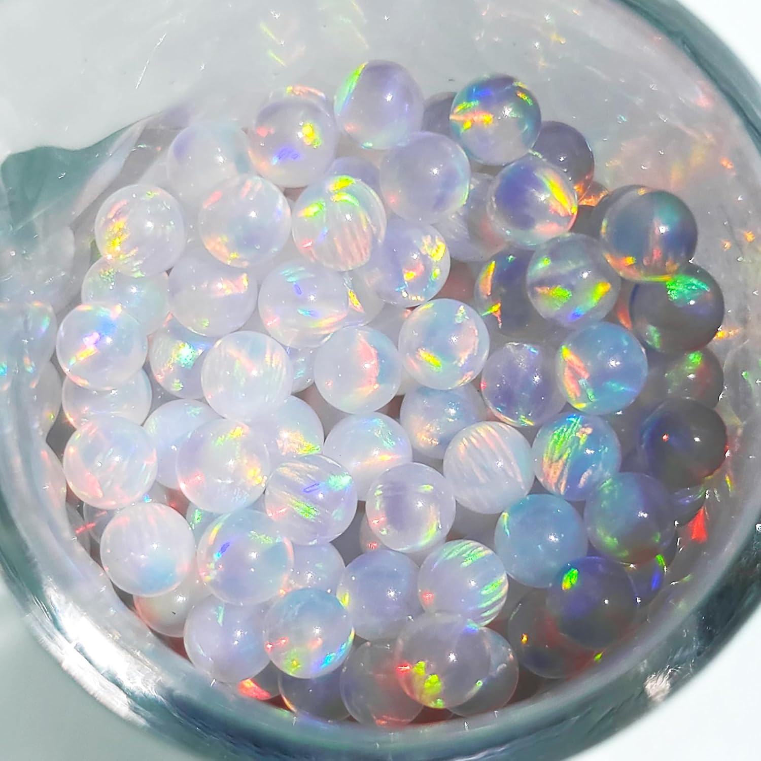 COE 33 Opal Spheres (5mm Water Opal Sphere - Single)