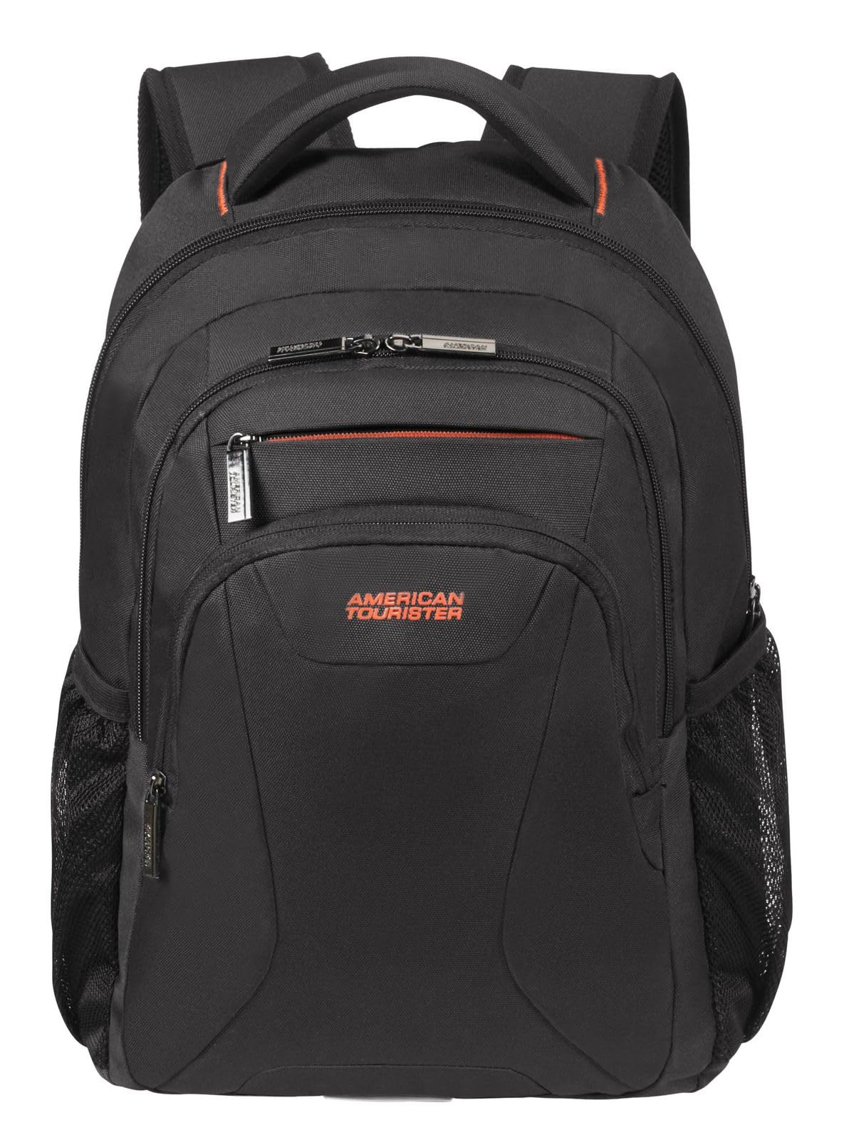 American Tourister at Work - 13.3 - 14.1 Inch laptop backpack, 46 cm, 20.5 l, black/orange (black/orange)