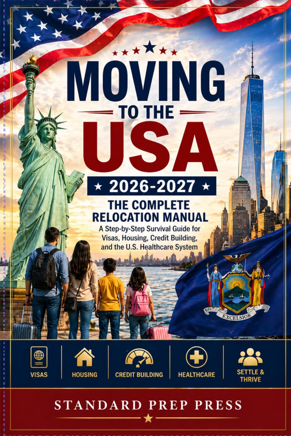 Moving to the USA 2026-2027: The Complete Relocation Manual - A Step-by-Step Survival Guide for Visas, Housing, Credit Building, and the U.S. Healthcare System. (The Global Horizon Series)