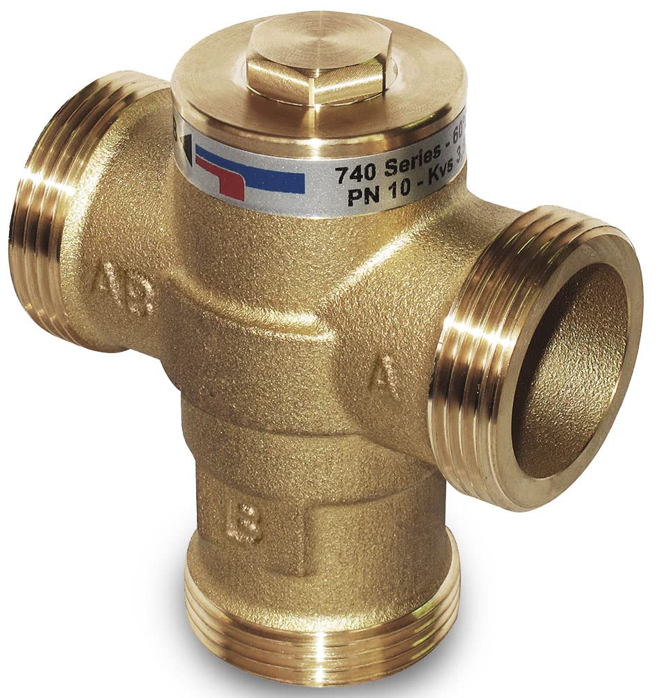 Válvula anticondensación termostática de 1" M calibración 45°C - hasta 32 kW