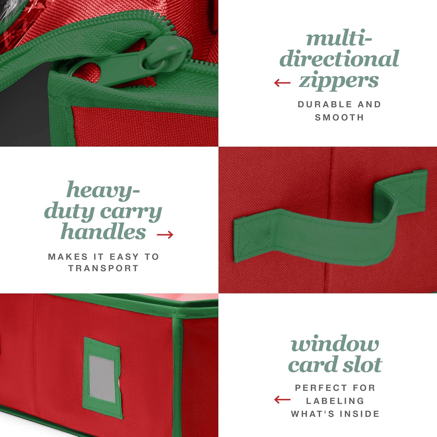 Premium-Geschenkpapier-Organizer, Weihnachts-Geschenkpapier-Aufbewahrungstasche mit nützlichen Taschen für Weihnachtszubehör, passend für bis zu 24 Rollen, Aufbewahrungsbox mit großer Kapazität, 1
