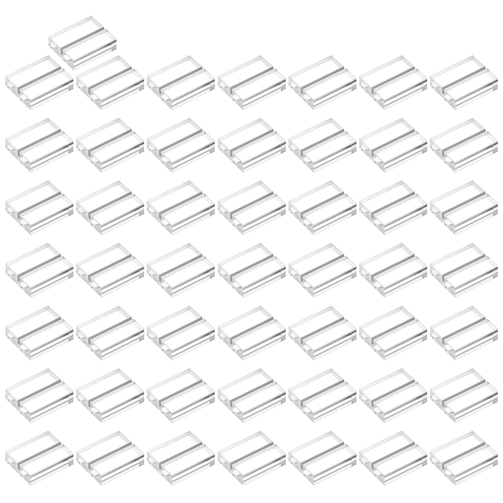 Tischkartenständer aus Acryl, transparent, , Tischnummernhalter – Bildschild-Display-Basis für Einzelhandel, Shop, Café, Bankett, Buffet, Veranstaltungen