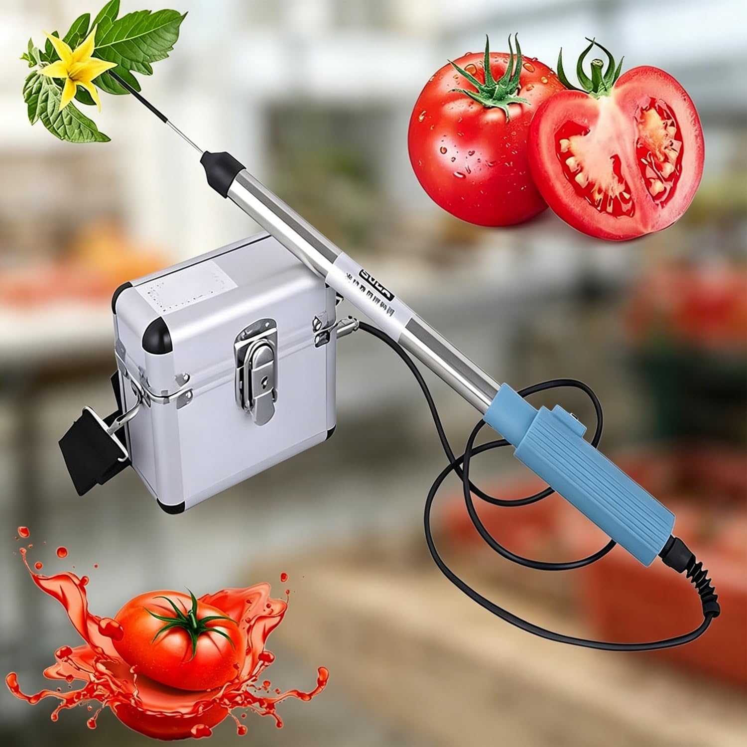 Outil de pollinisation portable 4800 tr/min pour maximiser vos récoltes de potager