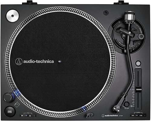 Audio-Technica at-LP140XP-BK - Tocadiscos profesionales para DJ de accionamiento directo, color negro (renovado)