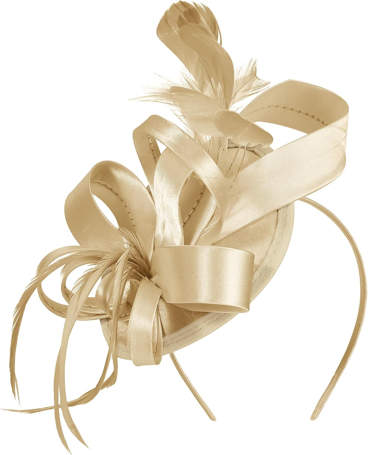 Zando Fascinators Hats for Women Tea Party Hat Ribbons Feathers Ken-Tucky Derby Hats for Women 2025 - Image 3