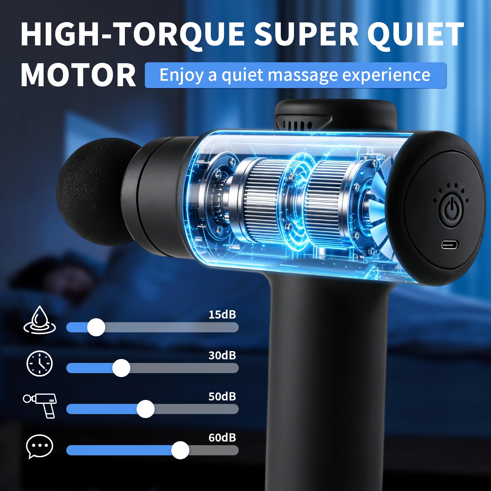 Amazon | 筋膜リリースガン きんまくリリース 電動ガン 6段階振動