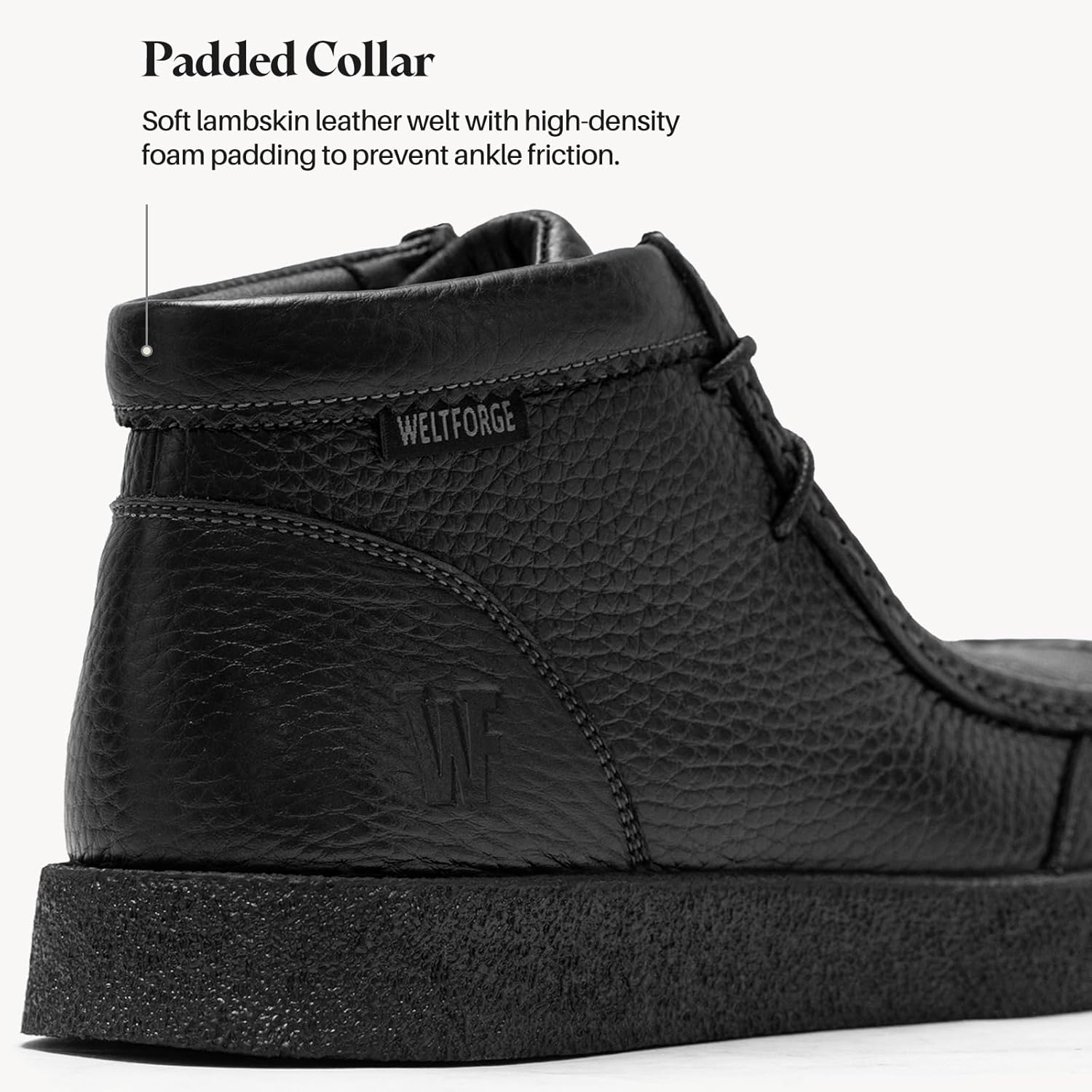 Men's Modern Moc Toe Boots Leather Casual Chukka Boot