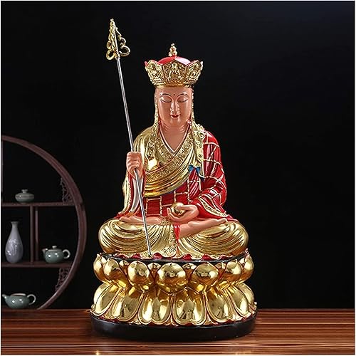 Miniatura 5 de Escultura de mesa, escultura de Buda, figura de resina, estatua de Buda TangSeng, decoración del hogar, los mejores regalos de estilo chino chino,