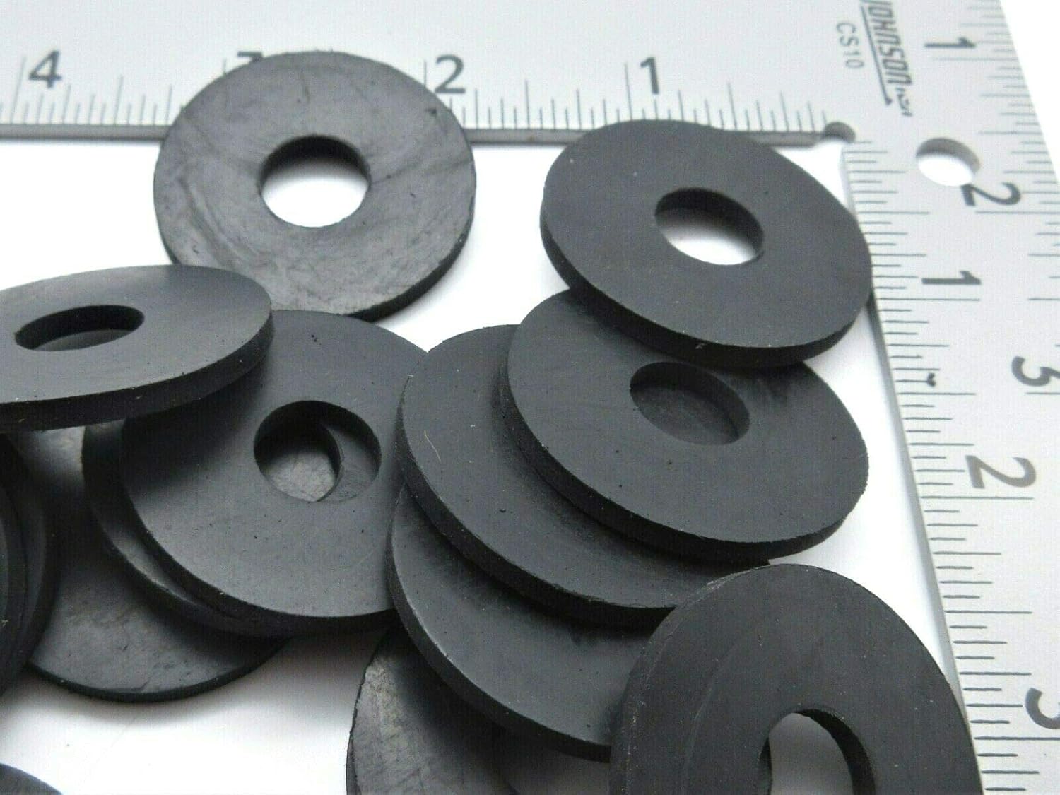 1/2" ID Large Rubber Fender Washers 1 1/2" OD. 1/8" Thick 