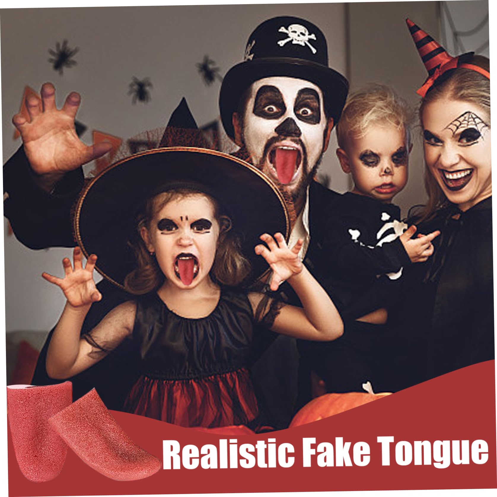 Lingua Finta Realistica Per Scherzi E Magia – Accessorio Halloween, Piercing Falso