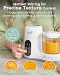 Robot culinaire pour bébé Grownsy avec panier vapeur, mixeur de nourriture pour bébé à une étape, machine à moudre et stériliser pour une alimentation saine faite maison, sans BPA