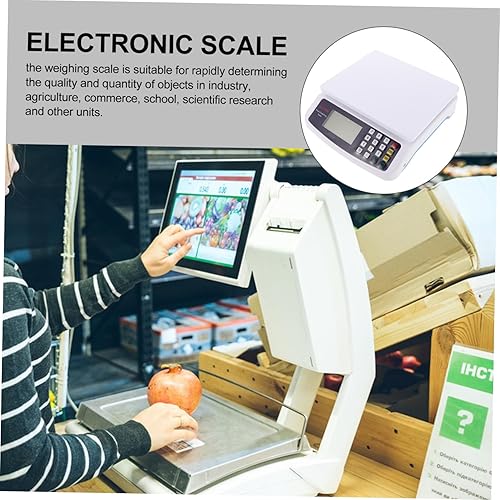 Miniatura 6 de Veemoon Pesaje y báscula de peso de cálculo comercial, GStores Digital Store Báscula comercial G Market Electrónica Multihorneado Báscula de