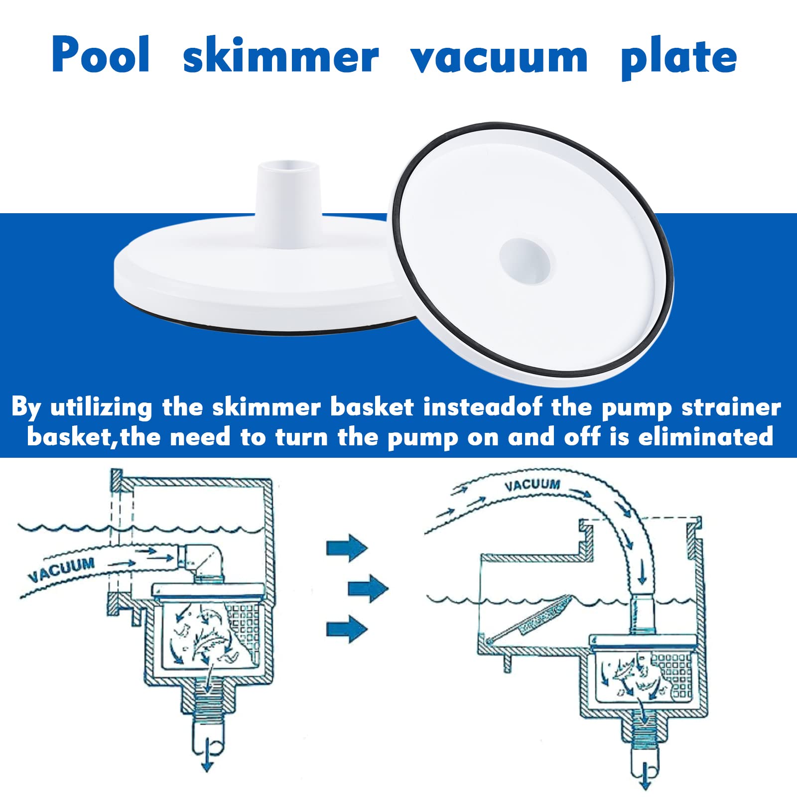 Fuoequl Skim Vac SP1106 Skim Vac Skimmer pour piscine Hayward 1082 SP1084 SP1085 SP1075