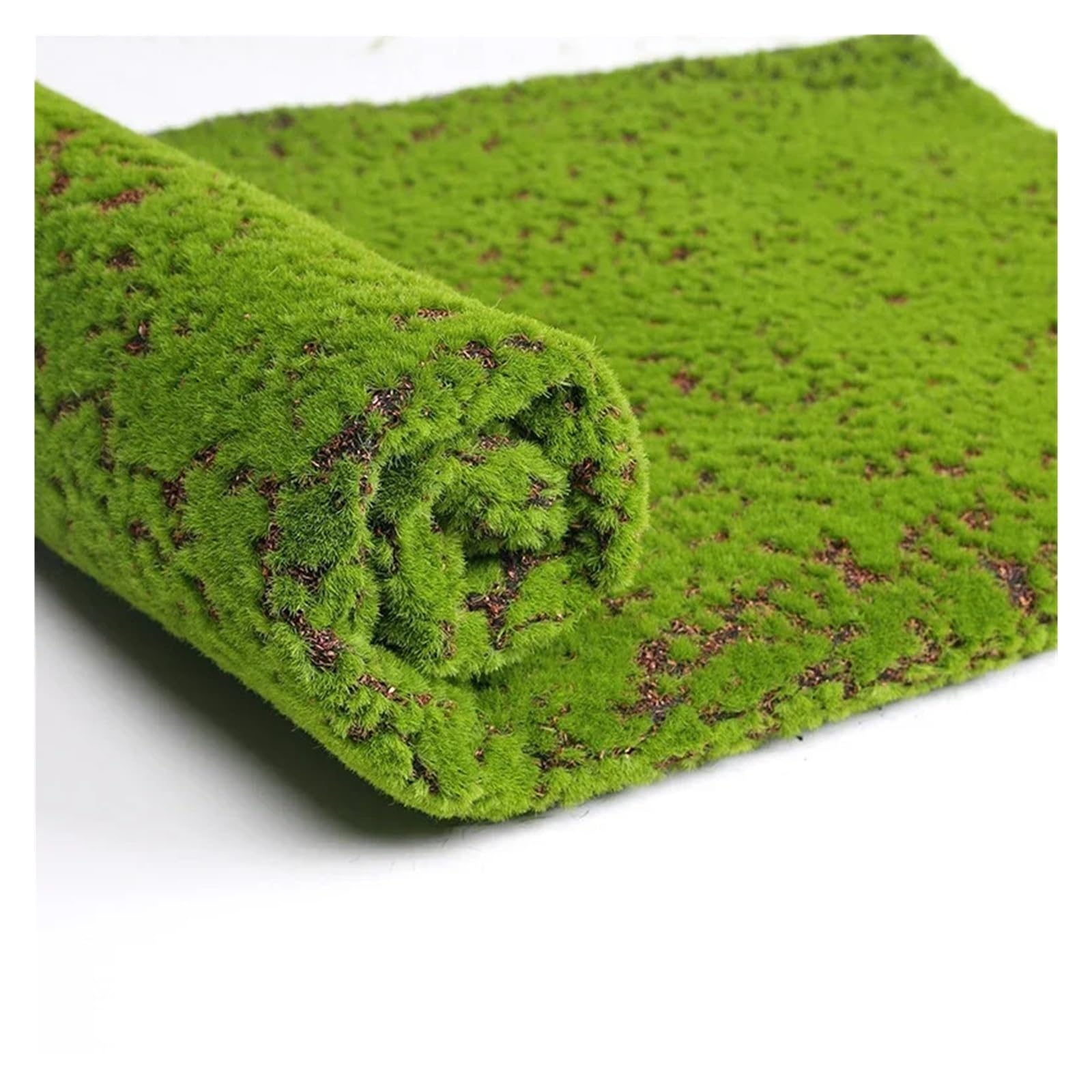 GMGQJST Artificial Grass Artificial Moss Lawn Grass Simulation Moss Turf Green Plant Decorative For Shop Patio Garden Wall Decor Landscape Home Decor(Coffee Bottom)