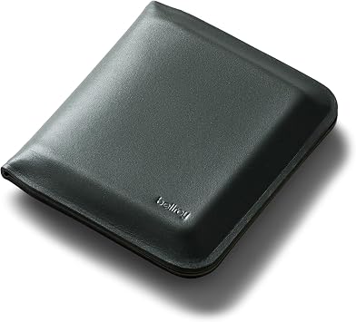 Bellroy Apex Note Sleeve Molded leather billfold wallet, RFID protected - Everglade