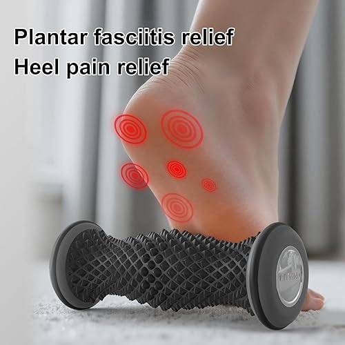 Miniatura 2 de Masajeador de pies para fascitis plantar, alivio del dolor de arco y talón, portátil y silencioso, herramienta de rodillo masajeador de pies de