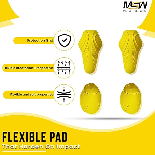 Miniatura 5 de Juego de 4 almohadillas de armadura con certificación CE Nivel 2 para codo y hombro, nivel 2 aprobado para hombre y protector de codos para