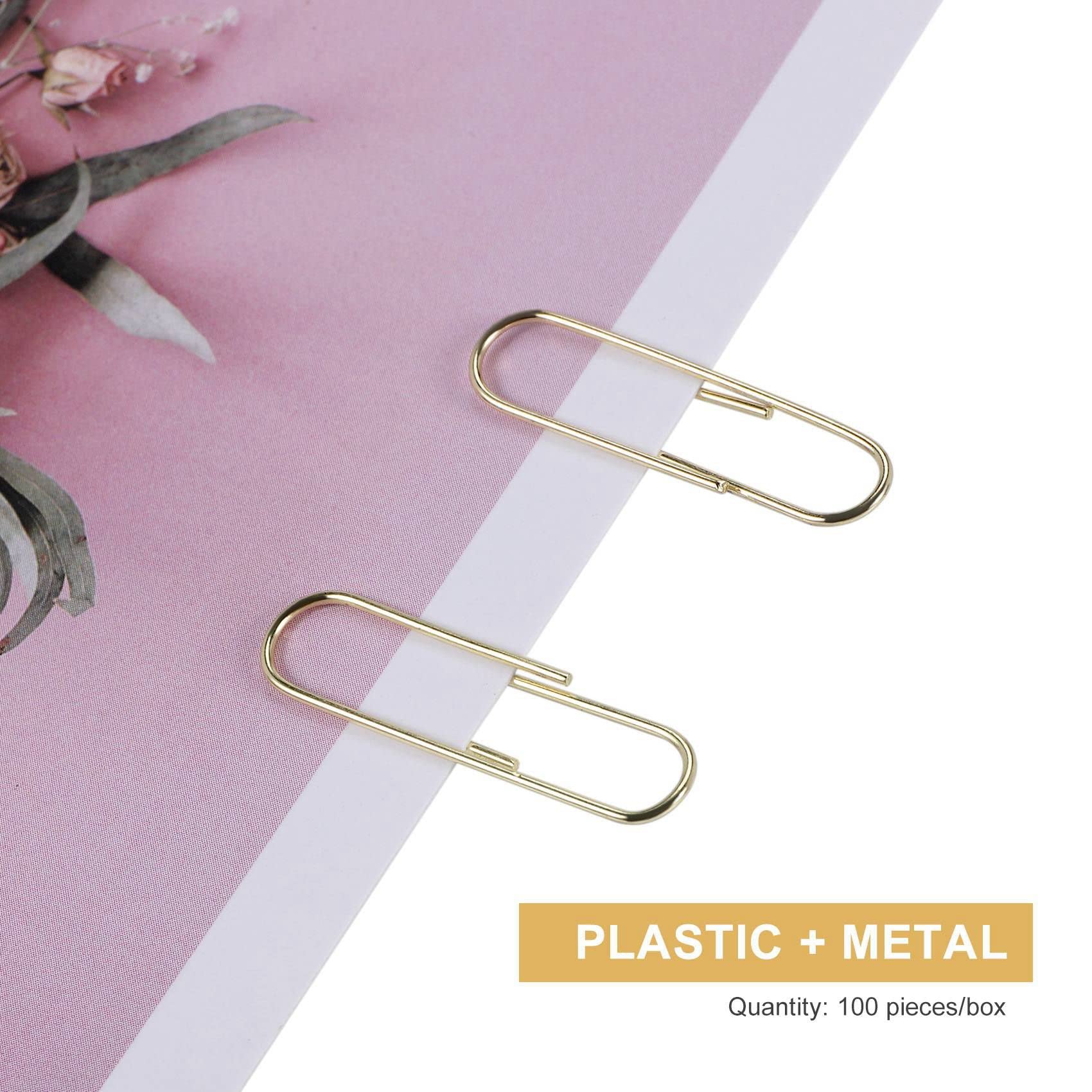 Graffette Dorate In Portaclip Di Marmo - 100 Pezzi 28mm, Elegante E Pratico - Foto 10