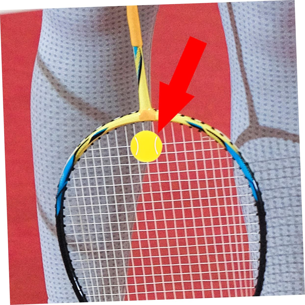 Happyyami 8Pcs Silicone Tennis Dampeners Racket for Reduced Vibration Enhanced Comfort Lightweight Easy to Install Unique Present for Tennis Players