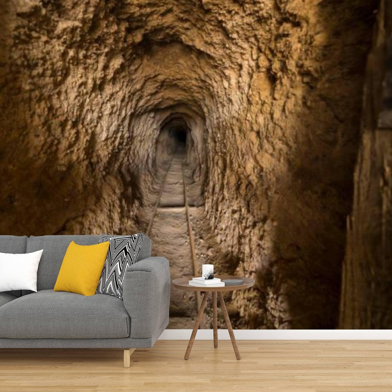 Panoramiczny krajobraz tapeta z włókniny tunel plakat Trompe l'oeil Mural 3D sztuka dekoracja ścienna salon sypialnia 350x250 cm 2854b