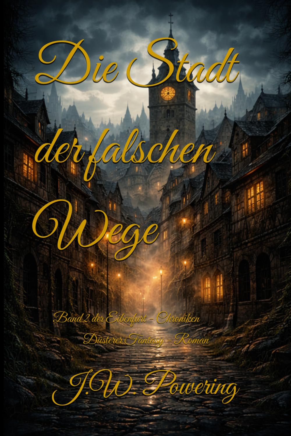 Die Stadt der falschen Wege: Band 2 der Eibenfurt - Chroniken Düsterer Fantasy - Roman