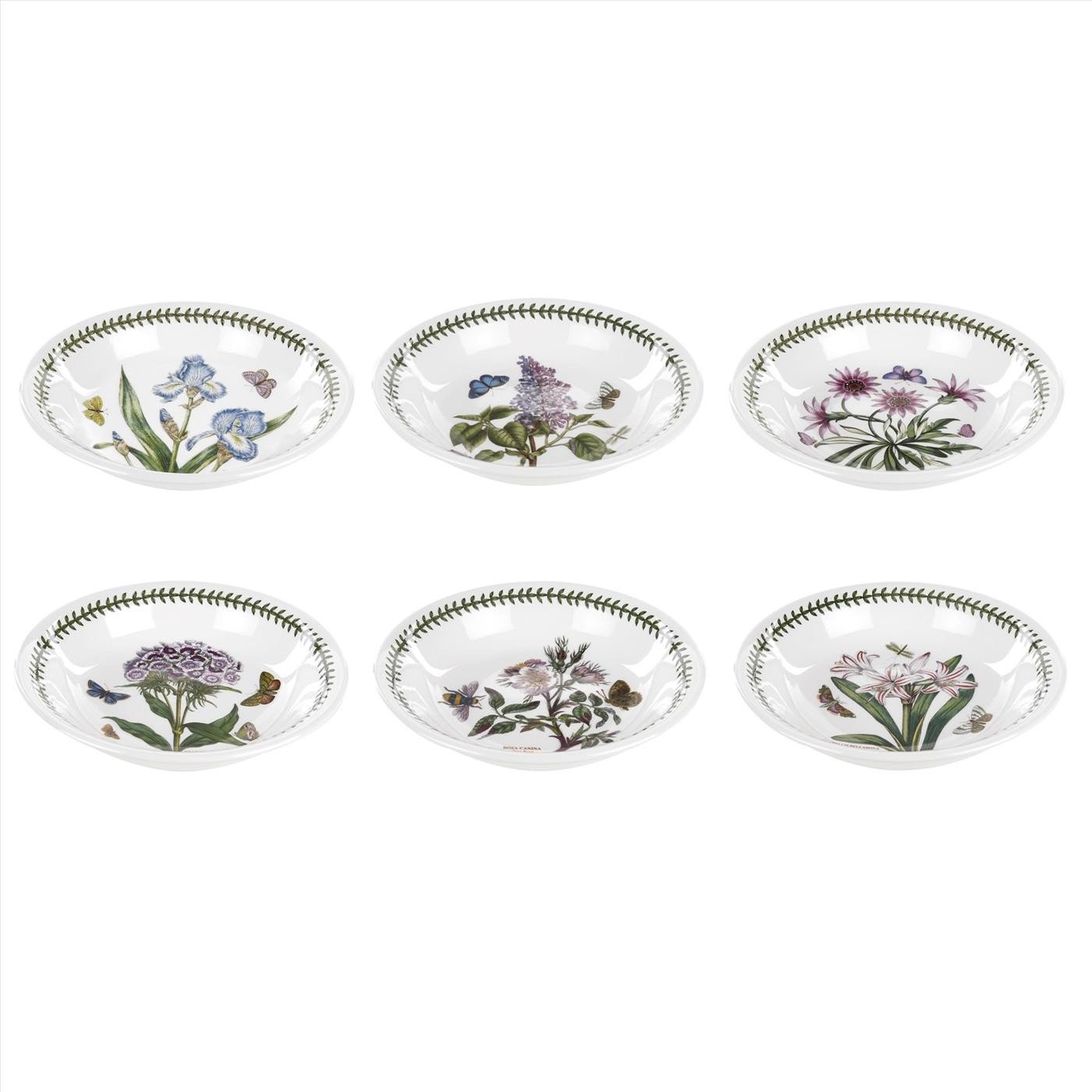 Botanic Garden Pasta Bowl, Various Motif - set of 6, Dia.20cm