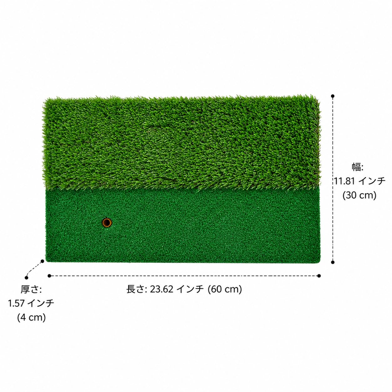 Alfombra de Golf 30x60cm, tapete de práctica portátil para Interior, Esterilla de o con Base Antideslizante de EVA