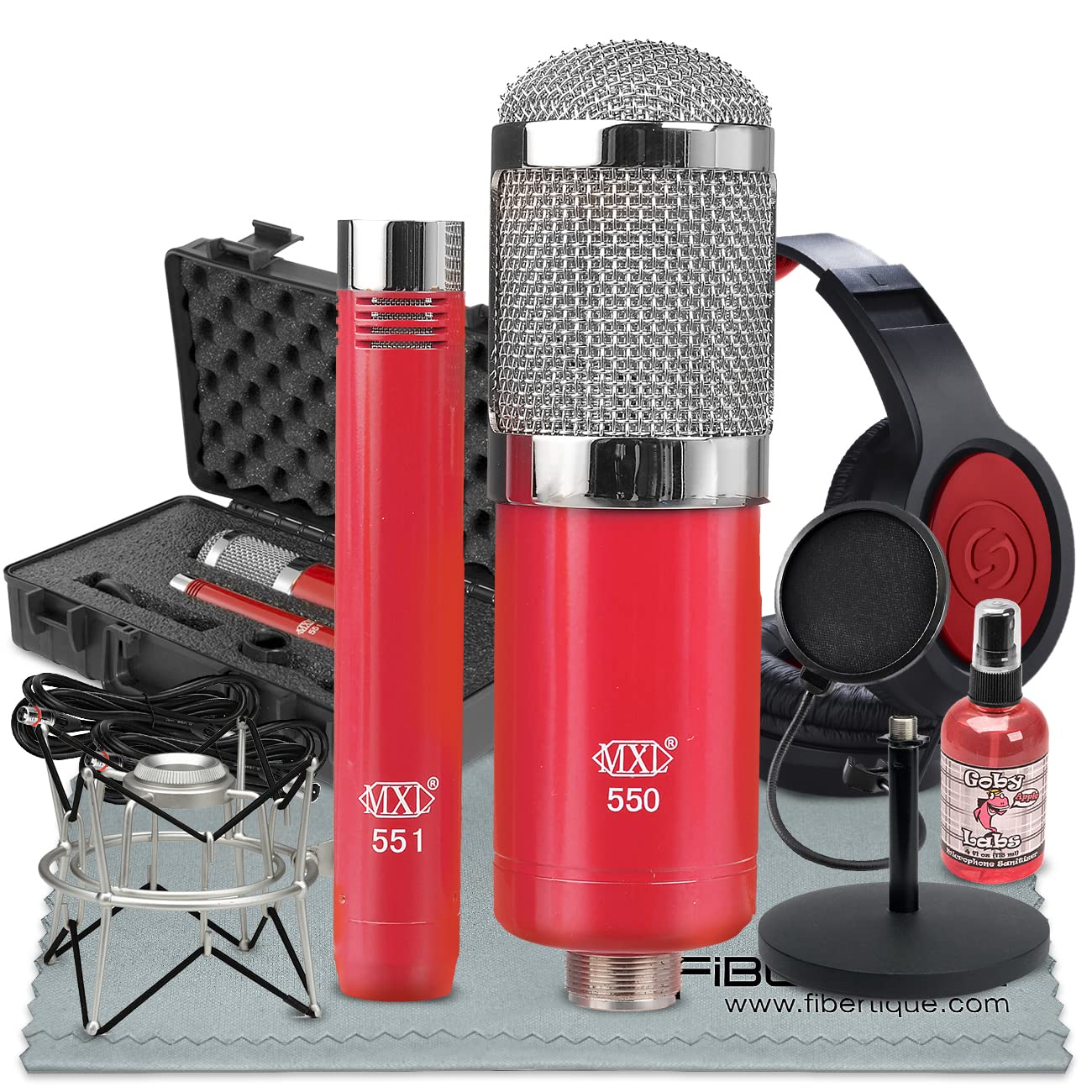 Amazon | MXL 550/551 マイクアンサンブルキット デラックスバンドル