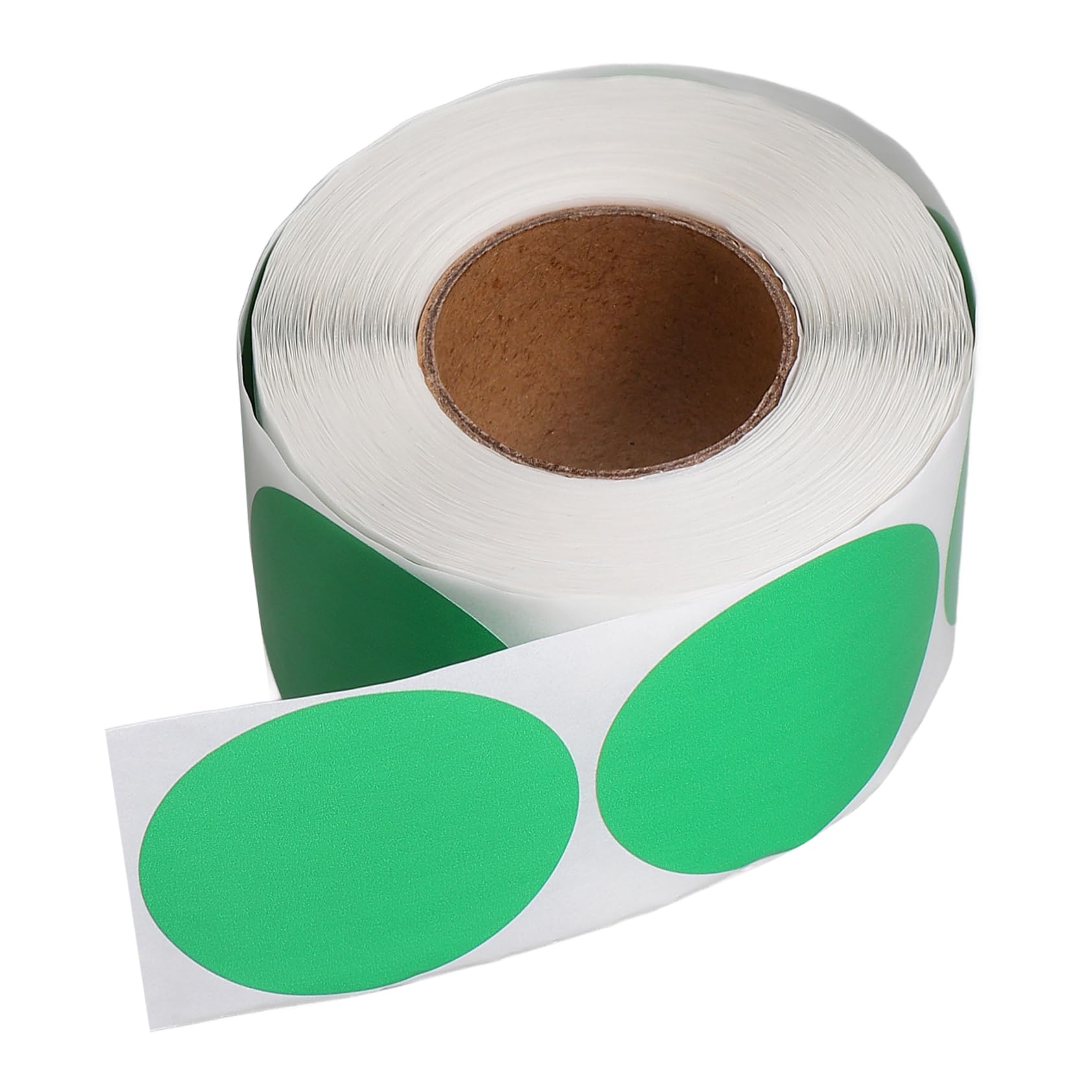 NUOBESTY 4 Rouleaux Autocollant Papier Pour Imprimante D'étiquettes Petites Étiquettes Thermiques Rondes Étiquette Collante Papier D'impression D'imprimante Étiquettes Vierges