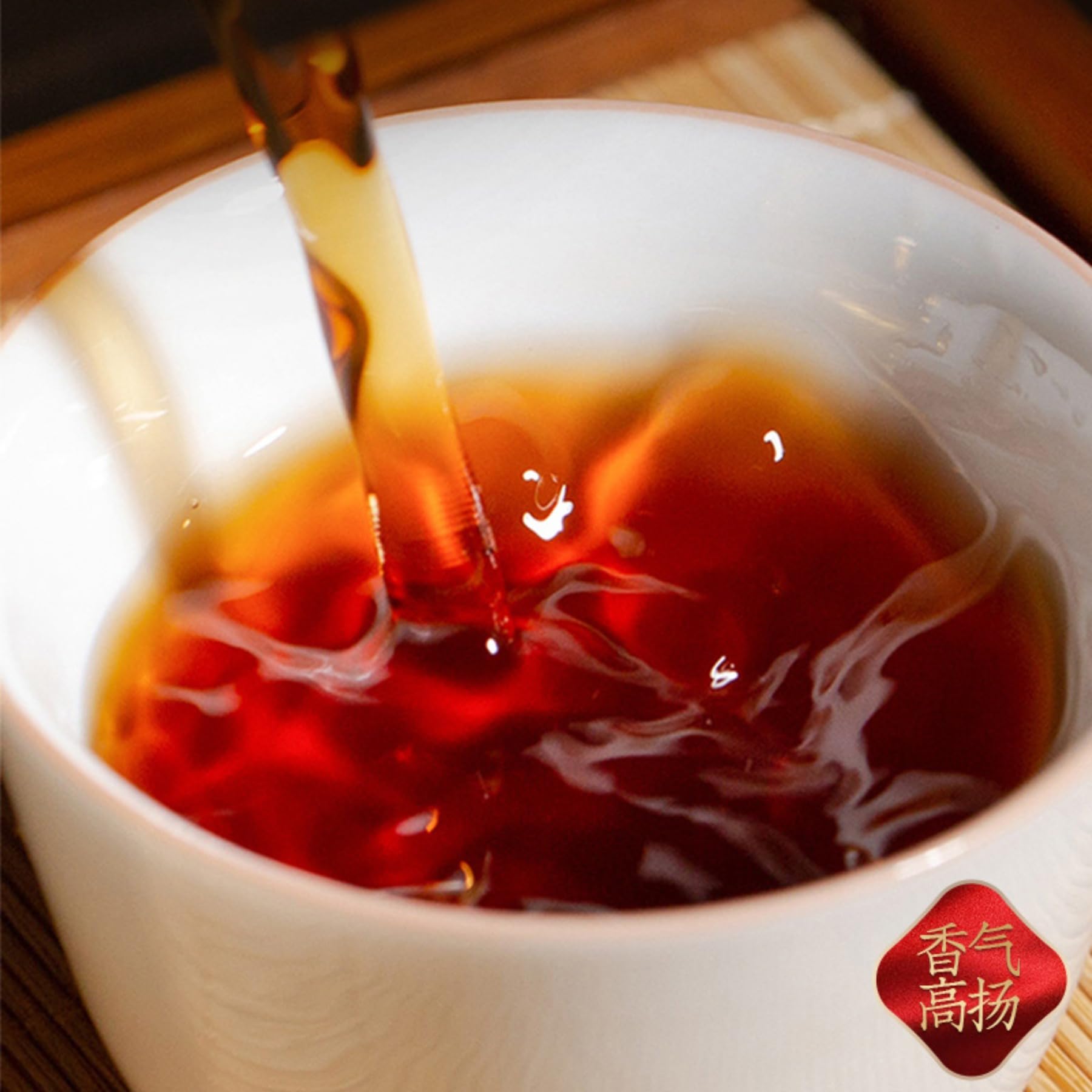 Artisanat Traditionnel Pu’er Mûr Thé En Vrac, Thé Pu’er Au Parfum Puissant d’agrumes 250g*2