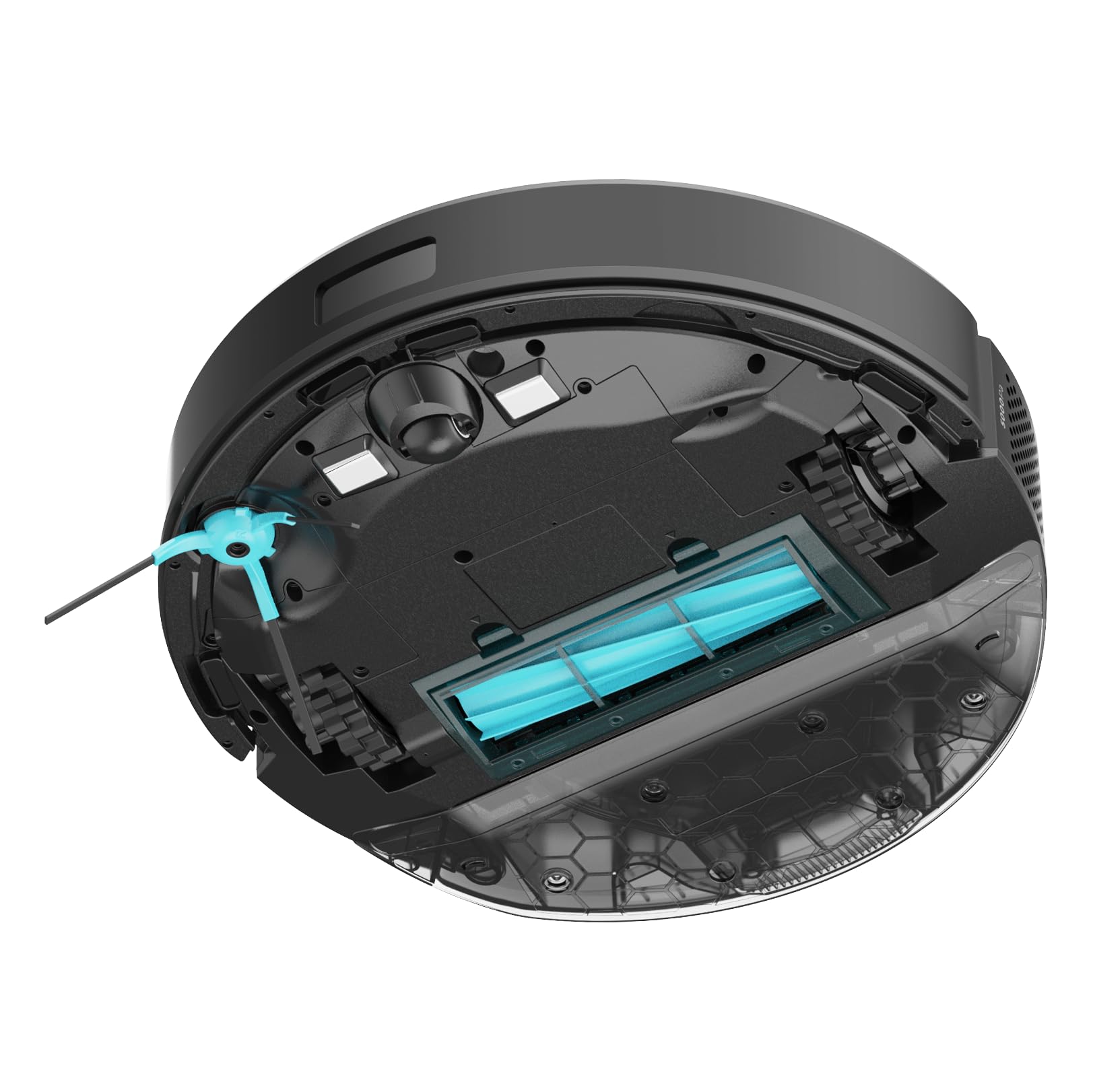 Cecotec Robot Aspirapolvere Conga M70 Genesis. Navigazione Laser, Motore Ungravity con 20000Pa, Aspira, Spazza, Lava e Passa la Mopa, Spazzola Silicone, Doppio Serbatoio, App 3.0, Copre fino a 180m²