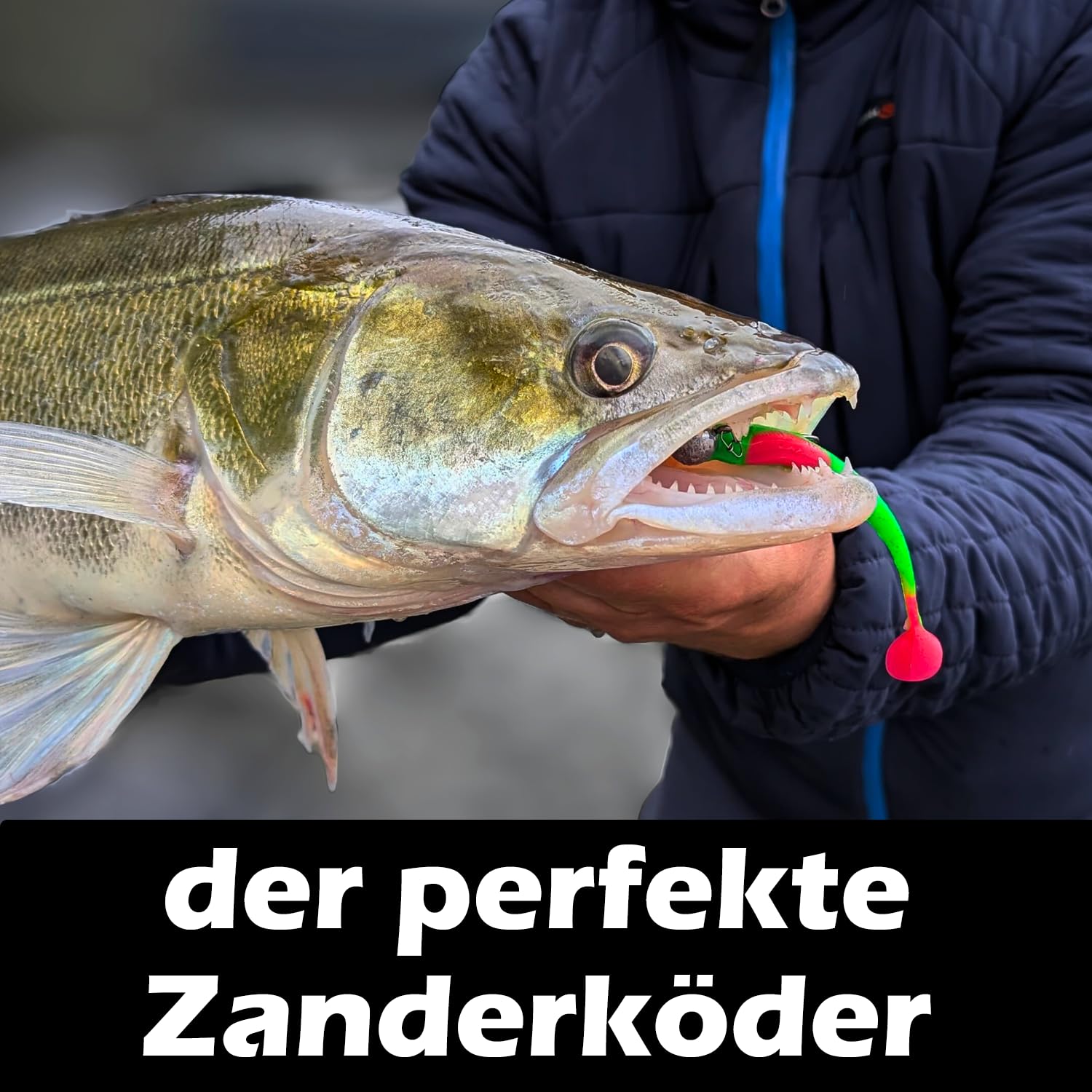 Paradox Fishing Lot de 5 leurres en caoutchouc Zander - 13 cm - Pour sandre