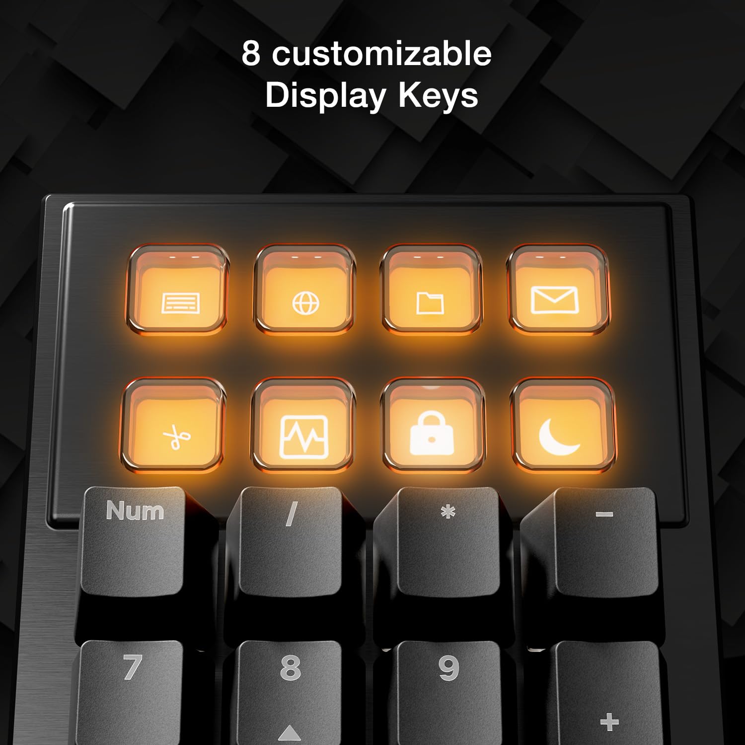 be quiet! Tastiera meccanica a montaggio scuro | Lineare | Interruttori silenziosi lubrificati sostituibili a caldo | Numpad rimovibile e dock multimediale | Tasti ARGB programmabili | Keycaps PBT