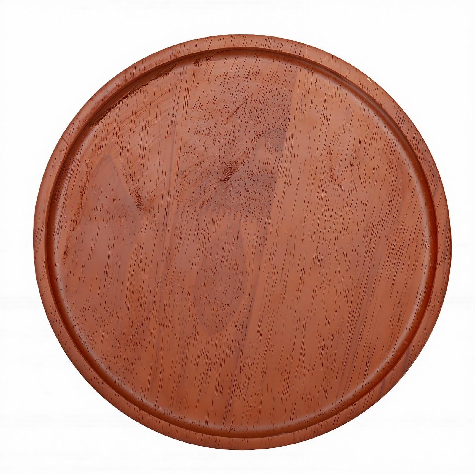 banapoy Ensaladera de Vidrio, Diseño Acanalado de Vidrio Transparente de 7.9 X 5.5 X 4.9 Pulgadas, Cuencos para Servir Ensaladas, Plato para Mezclar con Base de Madera y Tapa para Cocina, Postre,