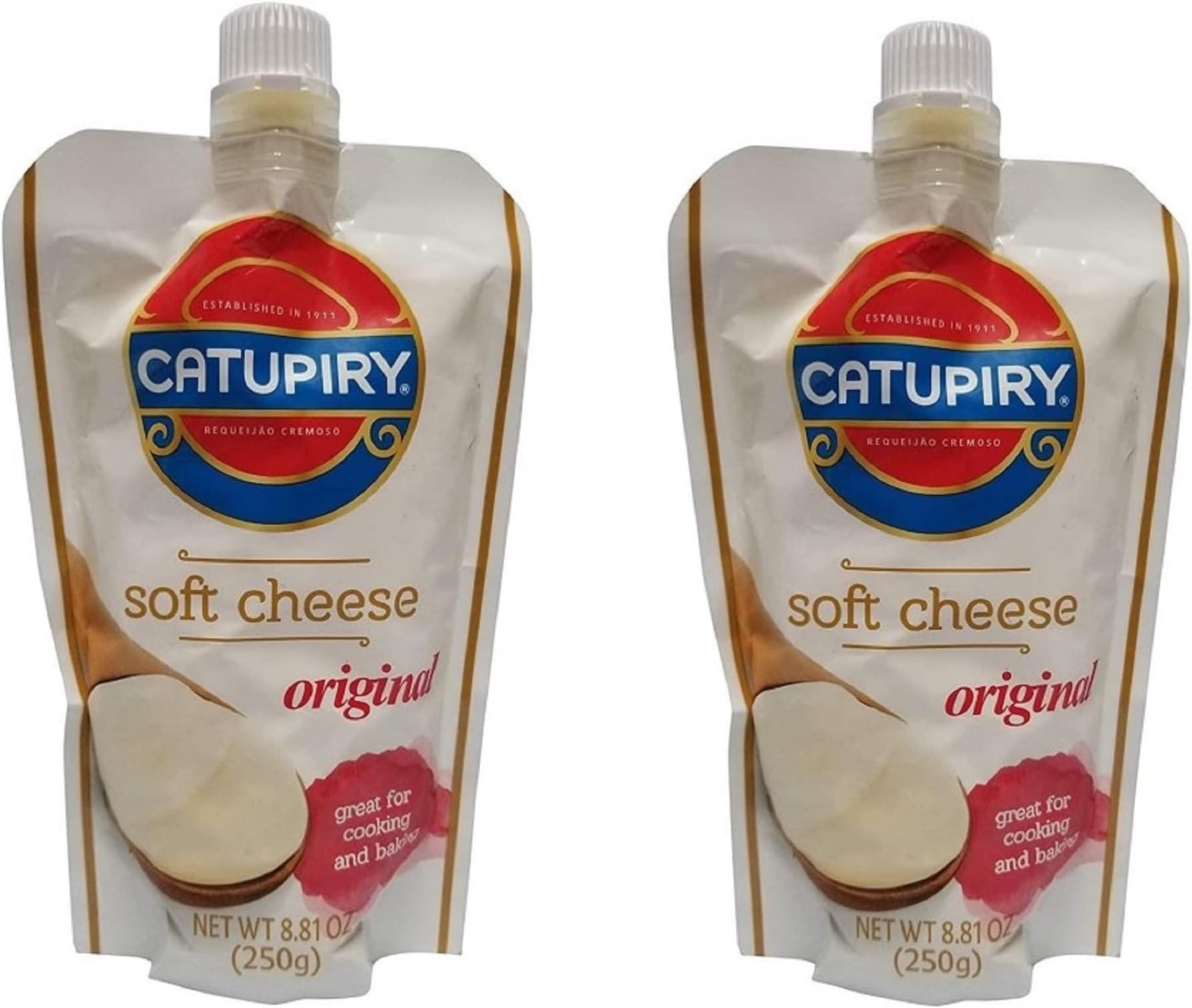 Catupiry Brazilian Soft Cheese 2 Pack, 8.81 Ounce