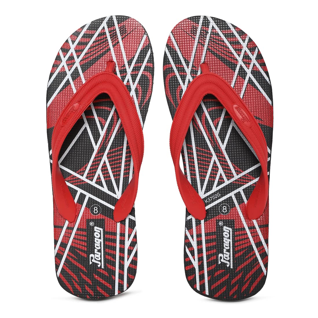 PARAGON HWK3702G Lightweight Flip Flops for Men | Comfortable Hawai Slippers with Durable & Cushioned Footbed & Sturdy Build for Outdoor Use Red (B0BQM7YP62) Amazon Price History, Amazon Price Tracker