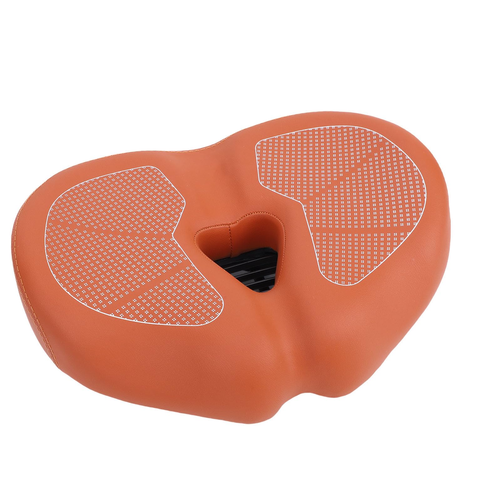 Fabater Extra Breites Fahrradsitzkissen, Verdickt, Wasserdicht, Bequemer Sattel für Radfahren, Outdoor-Enthusiasten, PU-Leder