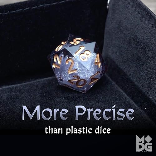 Miniatura 5 de FanRoll de Metallic Dice Games Vanishing Oil Elixir Liquid Core DND Juego de dados para juego de rol para Calabozos y Dragones