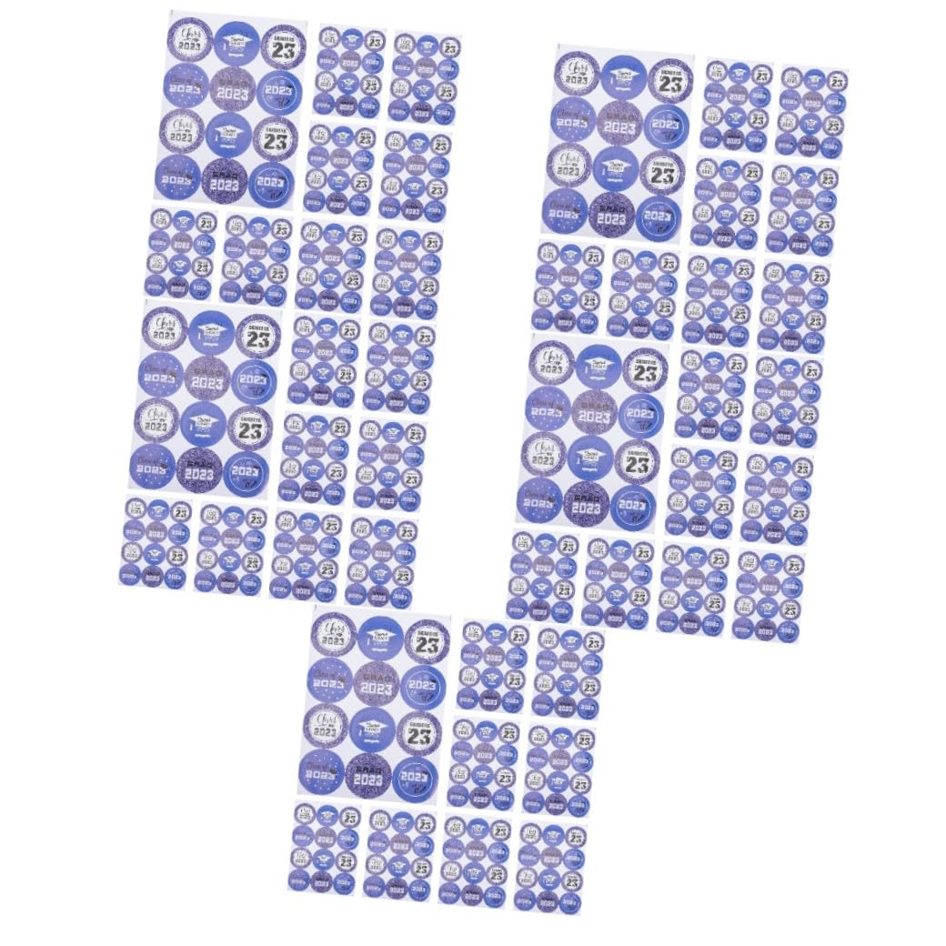 NUOBESTY 100pezzi Adesivi Graduazione Decorativi Per Scuola Etichette Adesive Per Festeggiamenti e Scrapbooking e Materiale Resistente e Facile Da Applicare