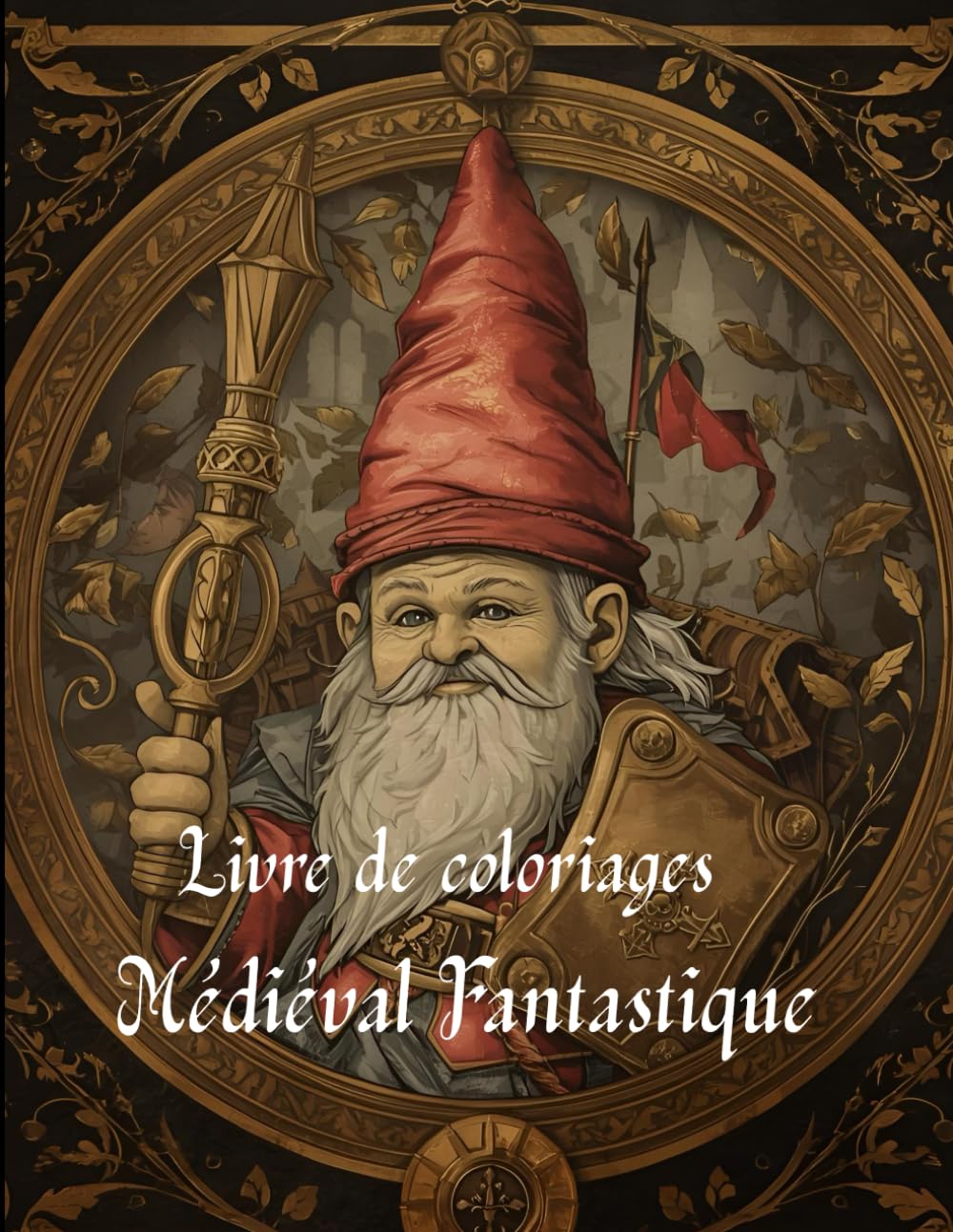 Livre de coloriages Médiéval Fantastique pour adolescents et adultes