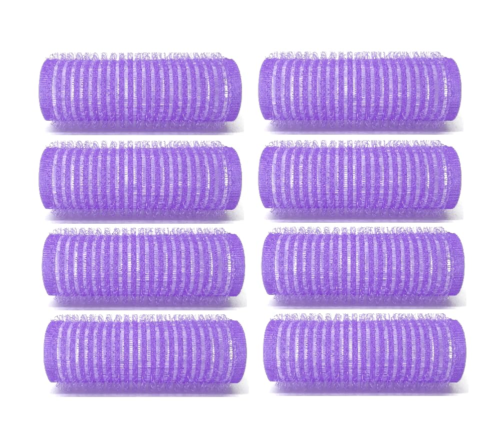 Self-Grip Hair Curlers – Professional Salon Rollers for Hairdressing (Small, 8-Pack)